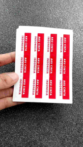 Sticker Pipi Bendera Merah Putih Isi 12 Sticker