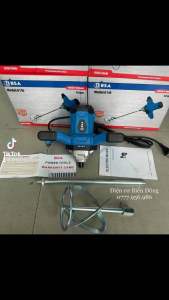 Máy khuấy sơn đánh bột 6 cấp độ 2 tay cầm chính hãng BSA 6116 2100W