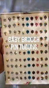 RANDOM DESIGN BABY BROOCH | PIN TUDUNG | PIN TUDONG |JARUM PENITI WANITA