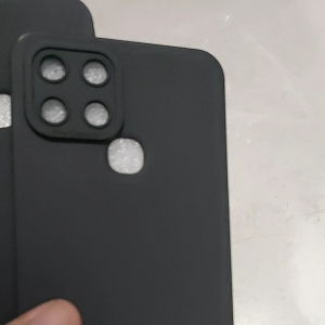 Softcase Full Black INFINIX SMART 6 Case Casing Silikon Macaron Pro Camera