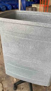 ถังรองน้ำ ขนาด 200 ลิตร (สีล้วน) สี่เหลี่ยม ทรงสูง ถังเก็บน้ำ ภาชนะสำหรับใส่น้ำ แข็งแรง ทนทาน