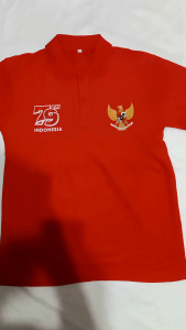3S-Tshirt - Kaos Kerah Polo Shirt Print Logo Garuda 79 Lengan Pendek