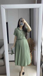 SET STELAN ROK CRINKEL FREE BANDADA 7909 MV SHOP