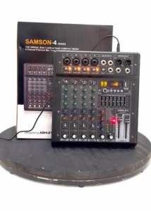 Mixer Ashley Samson 4 Original 4 Channel Bluetooth - Soundcard samson4