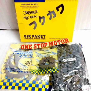 Gear Set girset JUPITER MX NEW 135 2010 - 2014 Gir Paket Original Ori Asli FUKUKAWA