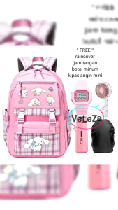 Tas Backpack Sekolah SD & SMP: Tas Ransel Cinnamoroll Untuk Anak Perempuan