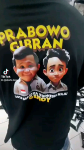 Kaos Dewasa Gemoy Bdr Viral 2024 Lengan Panjang Kaos Murah Gemoy Capres 2024 Prabowo Gibran