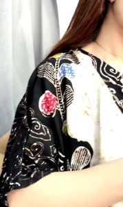 Daster lowo Sakura batik premium kaftan pendek busui ld 150 cm