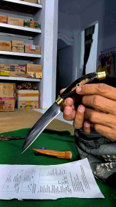 Pisau Sisit Model Garpu Laki 12cm