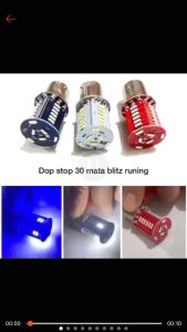 Lampu stop rem belakang 30led running STOPLAMP BELAKANG 30MATA RUNNING UNIVERSAL