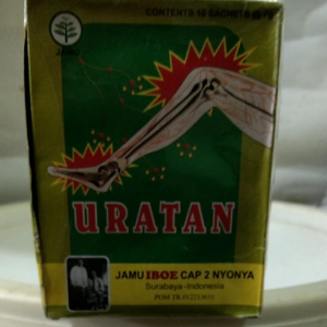 IBOE JAMU BUBUK HERBAL URATAN 10 Sachet(7 gram)