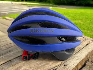 Morning หมวกปั่นจักรยาน Bikeboy น้ำหนักเบา แข็งแรง สีน้ำเงิน