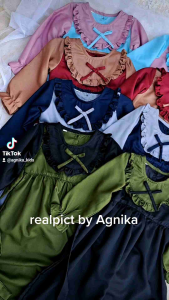 AGNIKA - Gamis Alyssa 0 bulan - 5 tahun ( 100% Realpict )