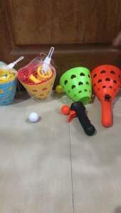 Mainan Edukasi anak lempar tangkap bola