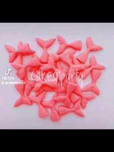 12pcs Mini Mermaid Tail Cake Cupcake Topper