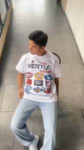 Davers Tshirt Boxy Cut Cotton Combed 20s Westyle Logo