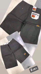 กางเกง​ขาสั้นผ้าสี​ben"s davis เป้าซิป5กระดุม