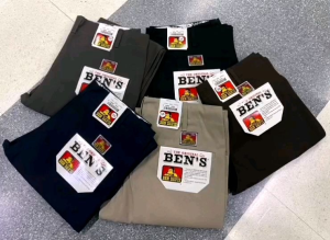 กางเกงขายาว​ผ้าสีเป้าซิปสุดนิยม