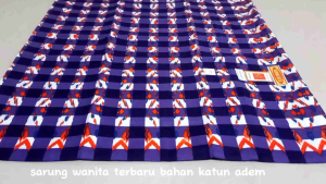 sarung wanita merek sarung batu bahan katun terbaru