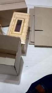 Tempat Tisu Terbuat dari Kayu Stik Es Krim