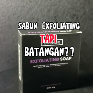 Exfoliating Soap Bar Shenox Skincare Flek Hitam Sabun Penghilang Flek Hitam Membandel Paling Ampuh Resmi BPOM | Sabun Exfoliating Flek Hitam Tebal | Sabun Penghilang Flek Membandel