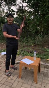 Golok serbaguna super asli baja bilah 40 cm khas banten