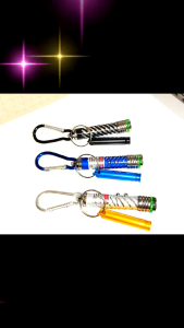 2in1 Emergency Flashlight with Built-in Laser Pointer & Whistle Set SOS Emergency Survival Kit Essential