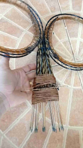 ครืนผีเสื้อตี 7นิ้ว 15 หลัก 30 บ่วง สายโยงแบบมีบ่วงรูด