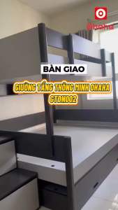 [ Freeship HCM ] [ Trả góp 0%] [ Kèm ảnh thực tế ] GIƯỜNG TẦNG THÔNG MINH ĐA NĂNG OHAHA - GTĐN002