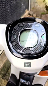 MP27 Stiker Motor Resin Timbul Lis Spidometer Honda Scoopy 2025 Premium