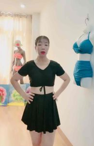 (Bigsize 40-85kg) Các mẫu bikini full đen tôn dáng cho nữ