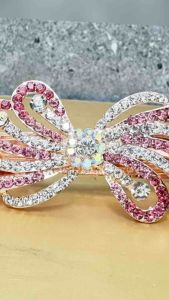 NJ Unique Sparkling with Stone Hair Clip (Big)