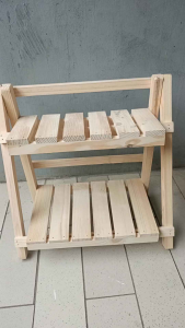 Rak Lipat 2 Susun Asthetic: Rak Bumbu, Kosmetik, dan Bunga