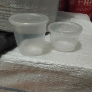 Cup Puding Thinwall 100ml & 150ml+ Tutup/Gelas Pudding Agar Jelly Slop 25 pcs