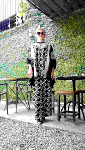 PIYAMA MUSLIM WANITA CASUAL DAILY SET BATIK CAP ZEMIRA DIJA