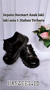 sepatu dokmart anak laki laki perempuan tali usia 1-3 Tahun sepatu anak keren