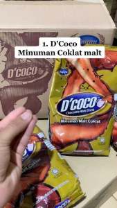 Emran DCoco Chocolate Drink 1.8kg x 6 Pack Box Coklat Emran Milo Dcoco Morigo Nescafe