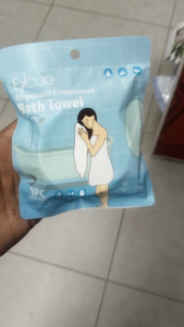 Evoke Disposable Convenient Bath Towel for Hygiene on-the-Go in Mountainous Outdoor Setting