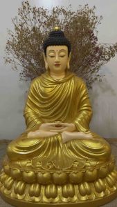 [HCM]Tượng Phật Bổn Sư Thích Ca 48cm composite | Tượng Phật Hoa Tiên