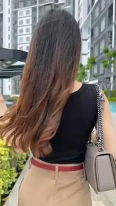 กางเกงขากระบอกทรงบอย(ดีเทลหูใหญ่)หูเข็มขัดในตัว