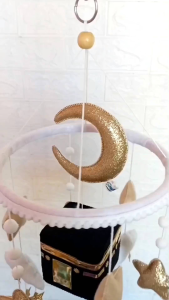 Kabah baby mobile / islamic baby mobile / mainan bayi