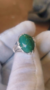 100% Natural Firus Iran Nishapur silver 925 ring