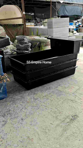 NEX 5 x2.5x2 Black Filter Fiberglass Fish Tank Water Pond Aquarium Heavy Duty Kolam Ikan Tangki Air Akuarium Arowana Koi