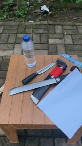 Golok Tebang Kayu & Bambu Superglosy & Supertajam