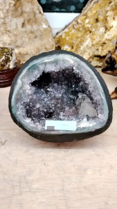 Natural Special Uruguay Amethyst Geode Ornament (Got Green Colour)