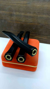 Pipa Once Klokotan Kayu Galih Kelor Hitam Model S B82