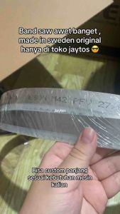Band Saw Blade Gergaji Pita Besi 3035 X 27 X 090 mm Hakansson HSS M42 Allpower Made in Sweden Untuk Potong Besi Metal