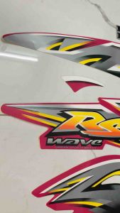 Bộ tem Wave RS 2007 màu tím hàng nhập Thái Lan chất lượng cao dành trang trí riêng cho dòng xe này tem in lụa màu sắc rất đẹp và bền giá bán cực tốt bán lẻ như bán sỉ