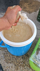 อาหารไรแดงน้ำใส แบบแห้ง สูตร M.R.3เด้ง อาหารเลี้ยงไรแดงน้ำใสสำเร็จรูป Feed The Moina Macrocopa.