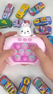 Đồ chơi máy game pop it thế hệ mới Gấu Nâu Helo Kitty Kuromi... Game popit giải trí bấm nút theo đèn nhạc Tiếng Anh
